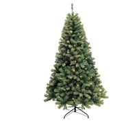 Garvee Árbol de Navidad Artificial 183 cm con 250 LED, Gran árbol de Navidad de PVC 1350 Puntas 8 Modos, Soporte de Metal Estable, Montaje rápido, Reutilizable