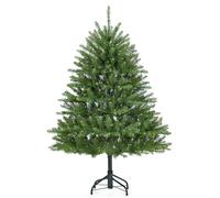 Garvee Árbol de Navidad Artificial con Efecto nevado - 4.5 pies (137 cm), 200 Luces LED, Ramas realistas de PE/PVC - Fácil instalación, Base metálica, piñas - Ideal para hogar y Oficina - Tamaño: 4.