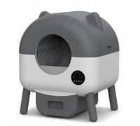 Garvee Arenero para Gatos con autolimpieza de 76 l, Inodoro para Gatos XXL, con sensores Inteligentes de Seguridad, Control por aplicación, antiolor, iluminación LED Nocturna, Ideal para Varios Gatos
