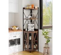 Garvee Armario para Vinos Robusto y Versátil: Estante Clásico de MDF para Bar, Ideal para Sala de Estar, Fácil de Limpiar y Práctico para Coleccionar Vinos, Marrón