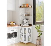 Garvee Armario para Vinos Robusto y Versátil: Estante Clásico de MDF para Bar, Ideal para Sala de Estar, Fácil de Limpiar y Práctico para Coleccionar Vinos, Blanco