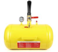 Garvee - Asiento de talón de neumático de aire (10 galones(38 L) - Blaster 145 PSI con manómetro y asa de seguridad, inflador profesional para coche, camión, tractor, ATV hasta 24,5 pulgadas, amarillo