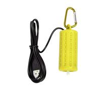 Garvee - Bomba de aire para acuarios silenciosos, USB portátil, mini aireador económico, ideal para acuarios pequeños, medianos y accesorios incluidos, color amarillo