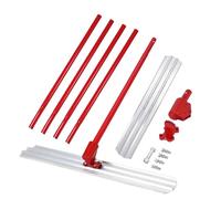 Garvee Bull Float - Flotador de hormigón de magnesio, herramienta de flotador de hormigón de aleación de aluminio de 48 x 8 pulgadas, con 4 asas y soporte de flotador de toro, kit de hormigón para