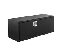 Garvee Caja de Herramientas Bajo Chasis en Acero, Caja Organizadora Impermeable y Segura con Cerradura en T para Remolques, Camiones y Furgones, Diseño Universal, 91,5 x 35,5 x 40,5 cm, Negro