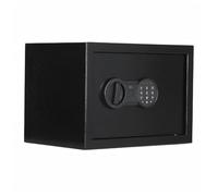 Garvee Caja de seguridad de acero con doble sistema de cierre, resistente al fuego, impermeable, alarma, compartimento extraíble, montaje en pared/suelo, para dinero, joyas, documentos, 250 × 350 ×