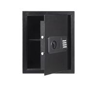 Garvee Caja fuerte de 37 litros con código numérico, llaves y bolsa ignífuga, caja fuerte para casa/hotel, alarma, estante ajustable, caja fuerte para hotel, dinero en efectivo, joyas y documentos