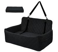 Garvee Cama Perro Coche 80x50 cm, Suave Antideslizante, Negro
