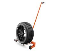 Garvee Carro Elevador de Neumáticos Ajustable Acero al Carbono con Rodillos Posicionadores 3 Niveles Herramienta Montaje y Desmontaje para Ruedas Automóvil SUV Camión Taller Mecánico 16,5-62cm