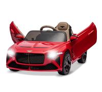 Garvee Coche Eléctrico Infantil Lujo Bacalar 12v - Licencia Oficial, Mando Parental, Puertas Tijera, Suspensión, 3 Velocidades, Luces LED, Música, Claxon - Vehículo Infantil Seguro - Color Rojo