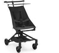 Garvee - Cochecito de caña ultraligero para bebé compacto <10 lbs para avión con bolsa de transporte, plegable con una mano, dosel ajustable, ruedas 360°, arnés de 3 puntos, cochecito de viaje de 6 a