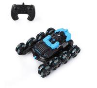 Garvee Coches Teledirigidos para Niños, Coche Teledirigido Acrobático RC 4x4 360 Grados, Juguete Infantil con Luz y 2 Baterías, Juegos Exterior, Regalo Cumpleaños Navidad 3+ Años