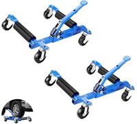 Garvee con 1 unids coche rueda Dolly con gato de neumáticos, Dolly remolque para posicionamiento de vehículos, capacidad de 1500 libras, patines de coche, gato para reparación y movimiento automático