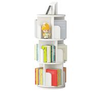Garvee Corner Rotating Shelf for Office and Home - 3 Levels - Compact Design - Perfect for Small Spaces - White Color