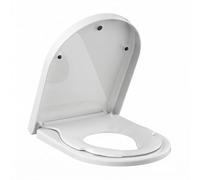 Garvee Duroplast UF - Tapa para inodoro profesional para inodoro (forma ergonómica, asiento infantil integrado), bajada automática, bisagras ajustables y desenganchables, ideal sanitaria pública