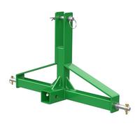 Garvee Enganche 3 Puntos Categoría 1 para Tractor - Receptor 2" y Bola 3 Tamaños (1-7/8", 2", 2-5/16") - Capacidad 10.000 LB - Acero reforzado - Montaje Rápido - Compatible Kubota, Mahindra, Ford -