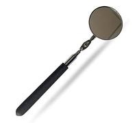 Garvee Espejo de inspección óptico industrial redondo telescópico de 2 pulgadas, mango antideslizante, herramienta retráctil para control de vehículos, mantenimiento e industria. Color: como se