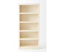 Garvee Estantería De Oficina 5 Niveles - Estilo Granja Moderna - Estantes Ajustables, Mecanismo Antivuelco - Organizador Abierto para Sala, Oficina o Estudio - Color Negro Embosado, Tamaño W800