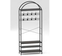 Garvee Estructura De Cama Queen De Metal con Cabecero y Pie De Cama De Estilo Victoriano, Somier De Acero Resistente con 12.6" De Almacenamiento Debajo, No Necesita Box Spring, Negro