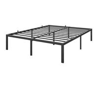 Garvee Estructura metálica Resistente y silenciosa - Cama Plataforma Alta con Espacio de Almacenamiento - Fácil Montaje sin Box Spring - Soporte Lamas de Acero para Dormitorio Moderno - 14 Pulgadas