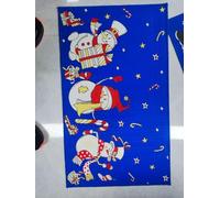 Garvee Felpudo navideño muñeco de Nieve y Copo de Nieve para Uso Interior y Exterior, Felpudo de Bienvenida con Base Antideslizante.