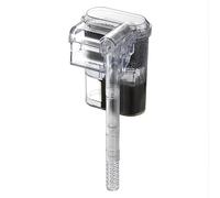 Garvee Filtro Mini Tipo Cascada silencioso para Acuario - Flujo de Agua Ajustable y oxigenación - Colgante para peceras pequeñas, fácil de Instalar - Ideal para acuarios - 2.5W USB