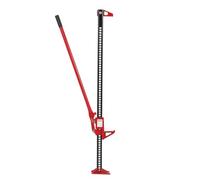 Garvee Gato de granja de 3 toneladas, trinquete de elevación de 60 pulgadas de alto con rango de elevación de 10 a 104 cm, gato todoterreno de acero resistente para tractor, SUV, camión y recuperación