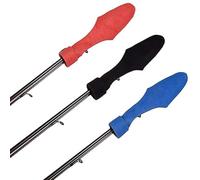 Garvee - Juego de 2 cierres elásticos y 2 puntas protectoras para caña de pescar - Protector extremo y mango - Aluminio 14-37,5 mm, cierre de gancho - Accesorio esencial de pesca