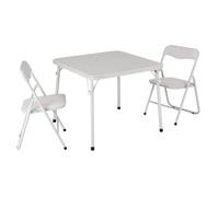 Garvee Juego De Mesa y Sillas Plegables De 5 Piezas, Portátil, Tapizado, con Estructura De Metal, para Actividades Infantiles, Comedor, Sala De Juegos y Sala De Estar