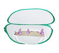 Garvee Kit de jardín plegable grande de hábitat de mariposa (40 x 40 x 60 cm), casa de red de mariposa monarca, perfecto para niños