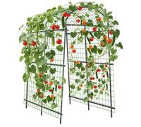 Garvee Macetero de 230 cm para Tomates y pepinos, 183 x 115 x 230 cm, con Ayuda para Verduras, Frutas, Flores, Plantas trepadoras