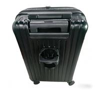 Garvee Maleta De Cabina 20 Pulgadas Apertura Frontal, Trolley Ligero ABS+PC con Cerradura TSA, 4 Ruedas Giratorias Silenciosas, Equipaje De Mano Resistente para Viajes De Negocios y Vacaciones, Negro