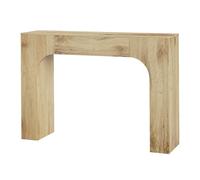 Garvee Mesa Consola rústica de 120 cm para Entrada, Pasillo o detrás del sofá - Madera Tipo Farmhouse - Fácil de Montar, Ideal para Apartamentos - Acabado Roble Agrietado 1.2 Michat