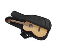 Garvee - Mochila para guitarra (41 pulgadas, gran capacidad, impermeable, acolchada, a prueba de polvo, para guitarra acústica, eléctrica y baja, protección reforzada, Negro , Clásico
