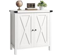 Garvee Mueble Cocina Aparador con Puertas y Estante Regulable Buffet Rustico para Cocina, Salón o Comedor Mueble Auxiliar 76x40x80 cm Diseño Duradero