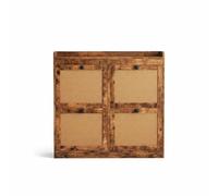 Garvee Mueble Zapatero Estrecho Organizador de Zapatos para Entrada Pasillo, Armario de Almacenaje Moderno con 4 Cajones Abatibles de MDF y Malla Teslin Transpirable, 105x24,5x90 cm, Marrón Vintage