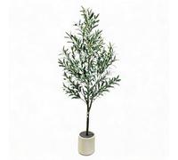 Garvee Olivo Artificial Realista para Interior - Árbol Decorativo de PE siempreverde - Tronco Natural - Fácil de cuidar para salón u Oficina