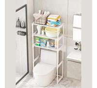 Garvee Organizador Resistente para Baño De 3 Niveles - Estantería Independiente sobre El Inodoro - Fácil Montaje y Ahorro De Espacio - Estructura De Acero Al Carbono