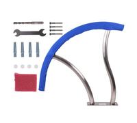 Garvee Pasamanos De Piscina De Acero Inoxidable, Par De 2, Plata