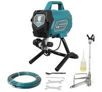 Garvee - Pistola de Pintura Airless X10, 0,32 GPM, 3300 PSI, 750 W, con Palo y Kit de Limpieza para Pared, Valla, Mueble