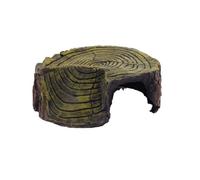 Garvee Plataforma Multifuncional para Tortugas De Resina - Incluye Cueva Decorativa y Rampa De Escalada - Diseño Realista para Acuario o Terrario - Fácil De Limpiar, Ideal para Reptiles y Peces, Apta