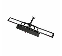 Garvee Portamotos para Enganche de Remolque 227 kg (500 lbs), Soporte de Acero al Carbono para Moto con Rampa de Carga Plegable y Estabilizador Antibalanceo, Compatible con Receptor de 5 cm, Negro