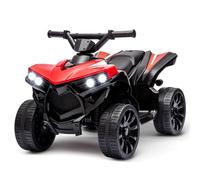 Garvee Quad Eléctrico Niño, Coche Eléctrico para Niños con LED Y Música,1.5-3 Km/h, Bocina, ATV para Niños 3+