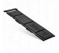 Garvee Rampa para Perros Plegable 160 x 51 cm, Aleación de Aluminio de 1,3 mm y Superficie Antideslizante de Tela No Tejida, Acceso para Coche SUV Camión Sofá y Cama, Portátil