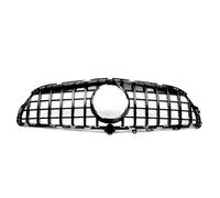 Garvee - Rejilla frontal doble laminilla para Mercedes CLS W218 C218 X218 2015-2018 - ABS duradero - Diseño deportivo negro brillante - Fácil instalación - Accesorio tuning carrocería - Compatible GT