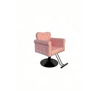 Garvee Silla De Salón Profesional Reclinable y Giratoria - Altura Ajustable con Bomba Hidráulica - Base Metálica Redonda Resistente - Respaldo Acolchado Ergonómico - hasta 150 kg - para Peluquería,