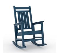 Garvee Sillas mecedoras Resistentes a Todo Clima de HDPE, Mecedora Grande de plástico Resistente al Clima, Silla Mecedora de Respaldo Alto para Porche, sillas mecedoras para Patio Exterior