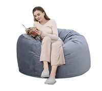 Garvee Sillón Puf De Espuma Viscoelástica Suave y Cómodo para Adultos - Asiento Gigante De 1,2 m - Funda De Microfibra Extraíble - Ideal para Salas De Juegos y Recreación, Muebles De Salón