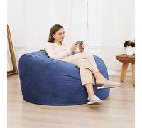 Garvee Sillón Puf De Espuma Viscoelástica Suave y Cómodo para Adultos - Asiento Gigante De 1,2 m - Funda De Microfibra Extraíble - Ideal para Salas De Juegos y Recreación, Muebles De Salón