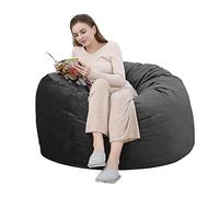 Garvee Sillón Puf De Espuma Viscoelástica Suave y Cómodo para Adultos - Asiento Gigante De 1,2 m - Funda De Microfibra Extraíble - Ideal para Salas De Juegos y Recreación, Muebles De Salón